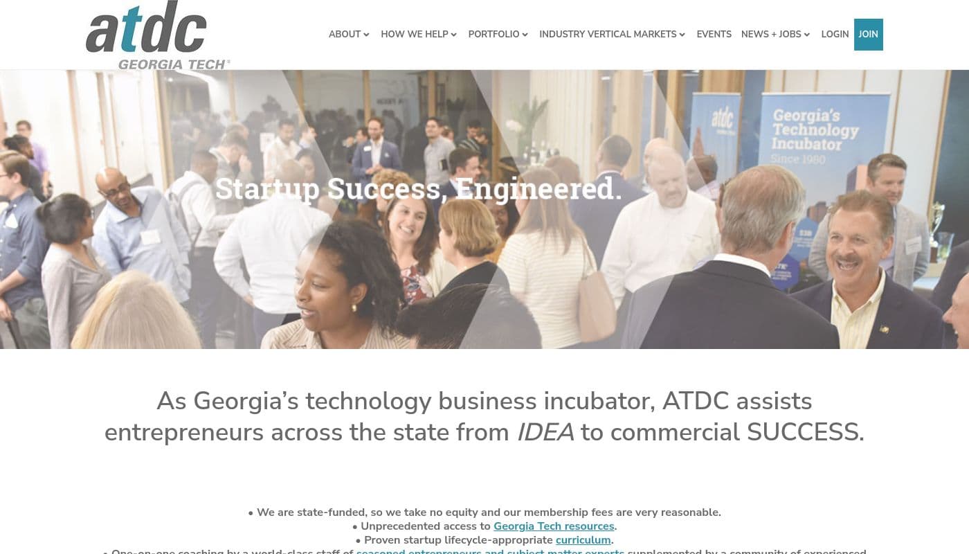 Banner de ATDC