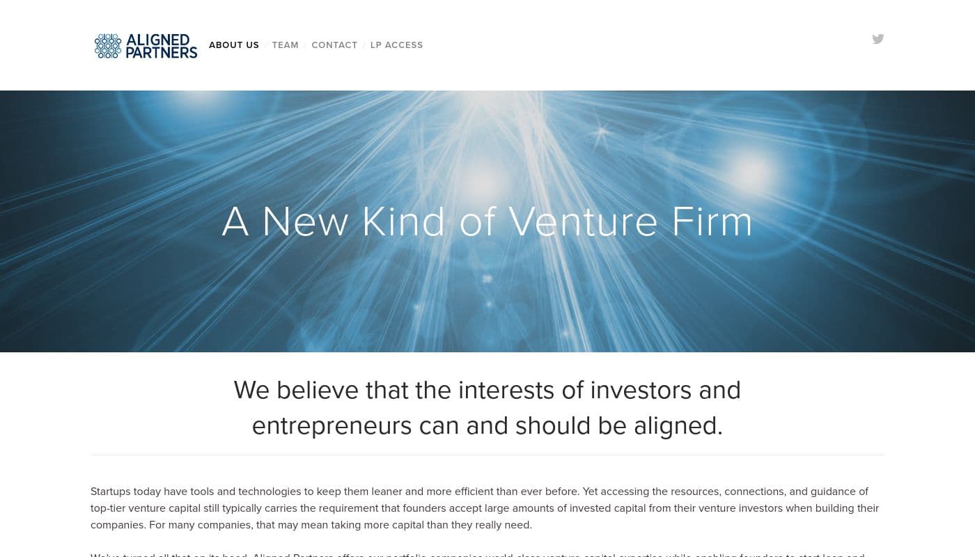Banner de Aligned Partners