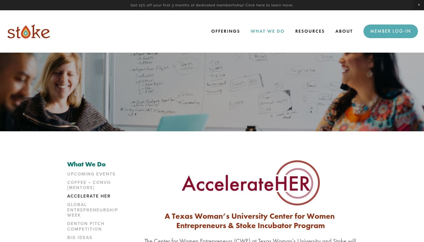 Banner de AccelerateHER