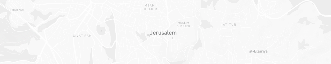 Map of Jerusalén